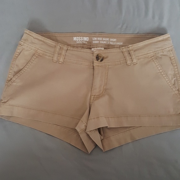 Pants - Sz.4 Khaki Low Rise Short Shorts